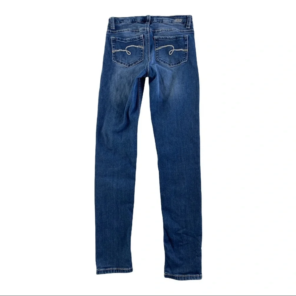 Justice Girls Distressed MidRise Skinny Jeans